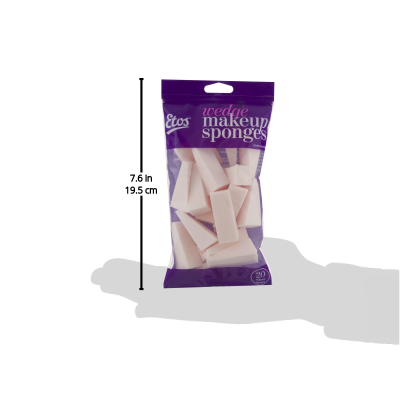 Etos Wedge Makeup Sponges - 20 ct pkg